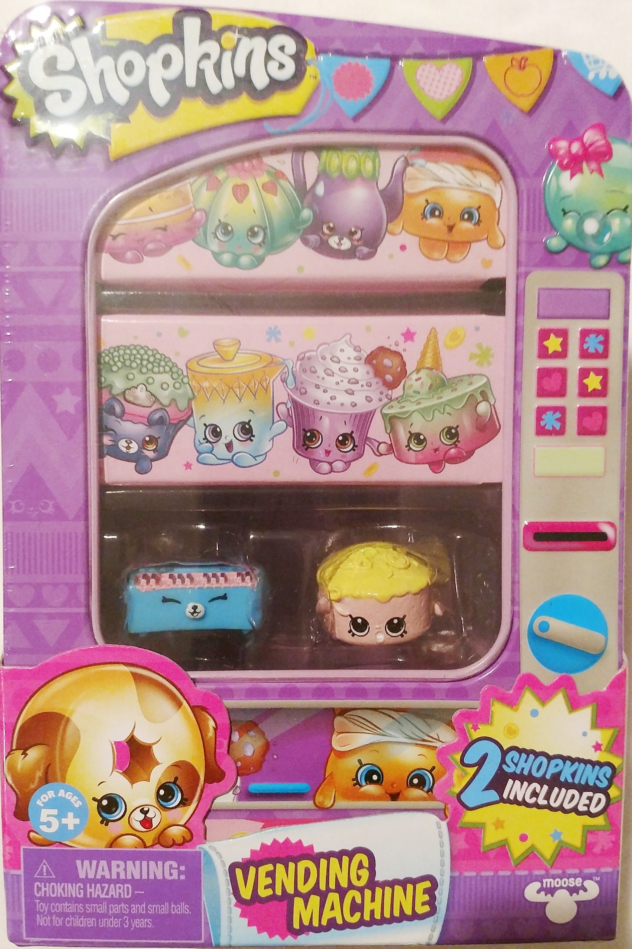 Amazon.com: Moose Toys Vending Machine Tin with 2 Shopkins : Toys